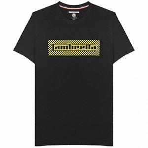 Lambretta Two Tone Box Heren T-shirt SS0164-ZWART GOUD