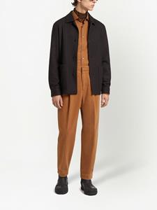 Zegna Button-up overhemd - Bruin