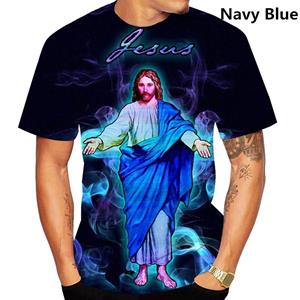 Xin nan zhuang The Cross Jesus Love Everyone Christian Men's Women Fashion 3D Printed T-Shirt God Christ Casual Short Sleeve Tee Shirts