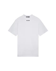 Malelions Men Collar T-Shirt -  White