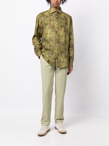 Kiton Overhemd met bloemenprint - Groen