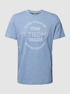 Tom Tailor T-shirt met labelprint