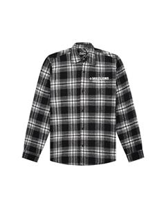 Malelions Men Workshop Flannel - Black/White