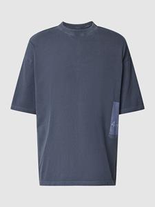 Tom Tailor Oversized T-shirt met labelprint, model 'overdye'