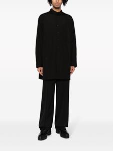 Yohji Yamamoto Katoenen overhemd - Zwart