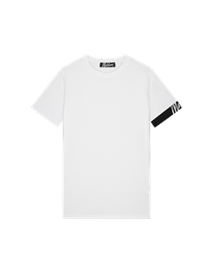 Malelions Men Captain T-Shirt 2.0 - White/Black