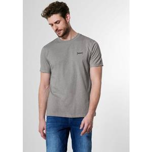 STREET ONE MEN T-Shirt mit Markenlabel auf der Brust