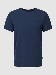 Blend T-shirt met labelstitching, model 'Dinton'