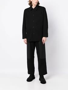 Yohji Yamamoto Overhemd met borstzak - Zwart