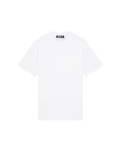 Malelions Men Collar T-Shirt - White
