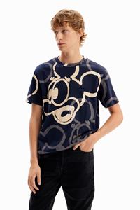 desigual Arty T-shirt met Mickey Mouse - BLUE