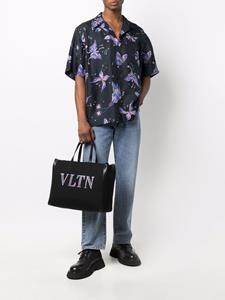 Valentino Overhemd met vlinderprint - Zwart