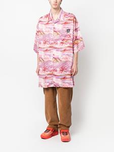 Tommy Jeans Overhemd met palmprint - Roze