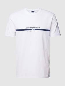 Christian Berg Men T-shirt met print aan de voorkant