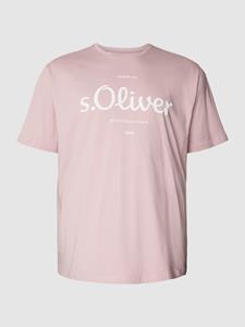 S.Oliver Plus PLUS SIZE T-shirt met labelprint