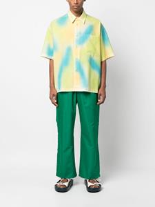 Bonsai Overhemd met abstracte print - Groen