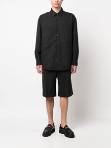 Lardini Overhemd met logopatch - Zwart