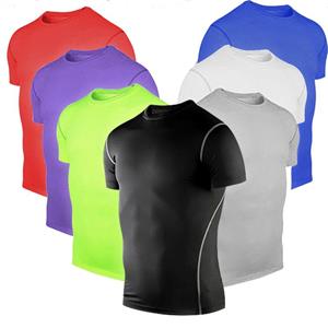Sports So Cool Mens Compression Thermal Under Base Layer Top Short Sleeve Sport Tights T-shirts
