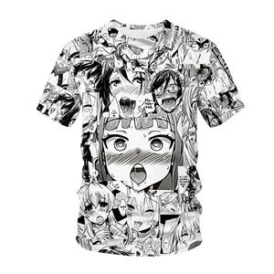 Exclusive 3D T-shirt Anime T-shirt 3D Print Men's Streetwear Hentai Pattern O-Neck Hip Hop T Shirt Harajuku Casual T-shirts Sexy Girl Clothes