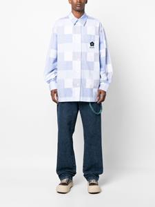 Kenzo Overhemd met patchwork - Blauw