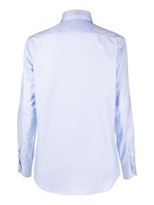 Xacus cutaway-collar cotton shirt - Blauw
