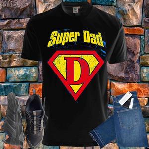 Shirtbude Superdad vaderdag print t-shirt