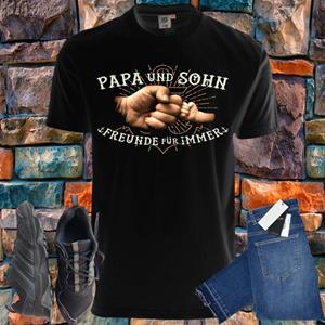 Shirtbude papa sohn familie print tshirt