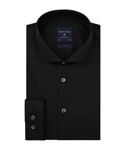 Profuomo Overhemd Super Slim Fit Stretch Black  
