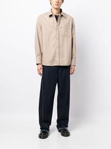 APC Basile slim-fit overhemd - Beige