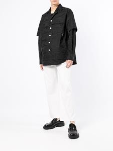 Feng Chen Wang Gelaagd overhemd - Zwart
