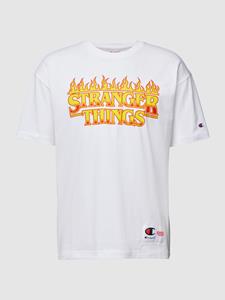 Champion T-shirt met print -  x Stranger Things