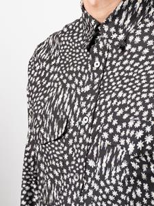 Paul Smith Overhemd van bloemenprint - Zwart