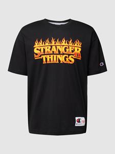 Champion T-shirt met print -  x Stranger Things