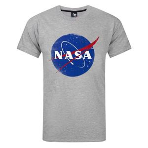 NASA Mens Distressed Logo T-Shirt