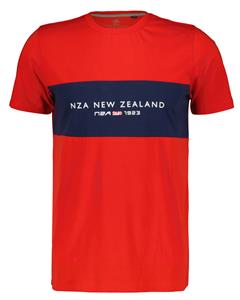 NZA New Zealand Auckland  Ianthe T-shirt Orange Red - XL - Heren
