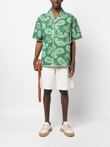 Jacquemus Overhemd met paisley-print - Groen