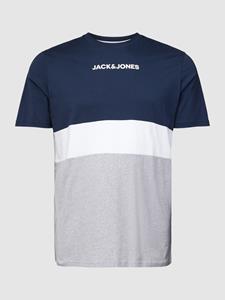 Jack & Jones Plus PLUS SIZE T-shirt in colour-blocking-design, model 'EREID'