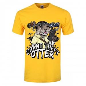 Grindstore Mens Grand Theft Otter T-Shirt