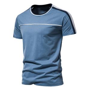 AIOPESON Men Fashion AIOPESON Fashion Designer Cotton T Shirt Men Short Sleeve Casual Sport Summer Tops Tee Shirts Brand Quality Men Clothing