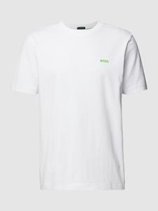 BOSS Green T-shirt met logoprint, model 'Tee'
