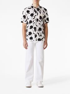 Jacquemus Overhemd met bloemenprint - Wit