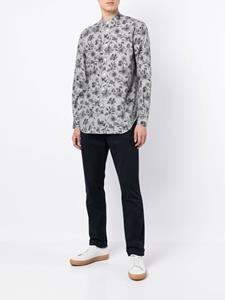 Kiton Overhemd met bloemenprint - Wit