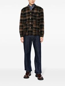 Foret brushed checked shirt - Bruin