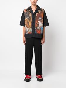 Charles Jeffrey Loverboy Overhemd met print - Zwart