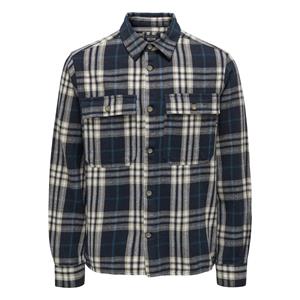 Only&sons Scott Check Flannel Overshirt