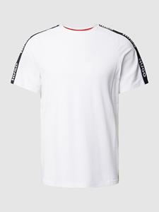 HUGO T-shirt met labeldetails, model 'Sporty'