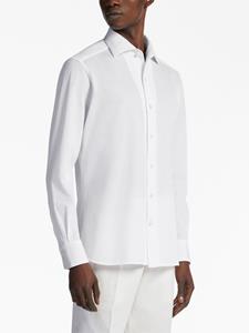 Zegna cotton long-sleeve shirt - Wit