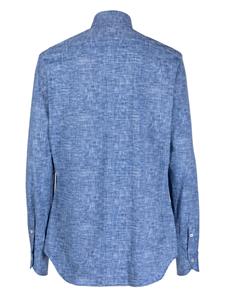 Xacus Overhemd met textuur - Blauw