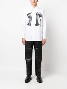 Simone Rocha Overhemd met print - Wit