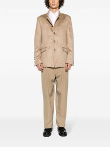 Karl Lagerfeld poplin long-sleeve cotton shirt - Wit